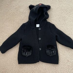 Baby girl cat sweater